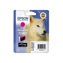 Epson T0963 inktcartridge vivid Magenta standard capacity 11.4ml Blister - Epson