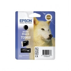 Epson T0968 inktcartridge Mat Black standard capacity 11.4ml Blister - Epson