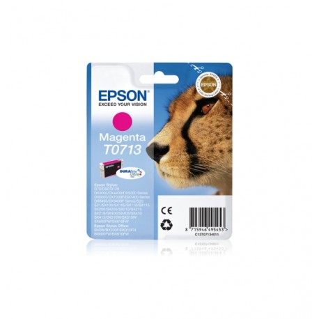 Epson T0713 cartouche dencre Magenta capacité standard 5.5ml RF-AM blister - Epson