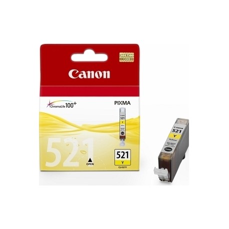 Canon CLI-521Y inktcartridge Yellow standard capacity 9ml 510 Pages - Canon