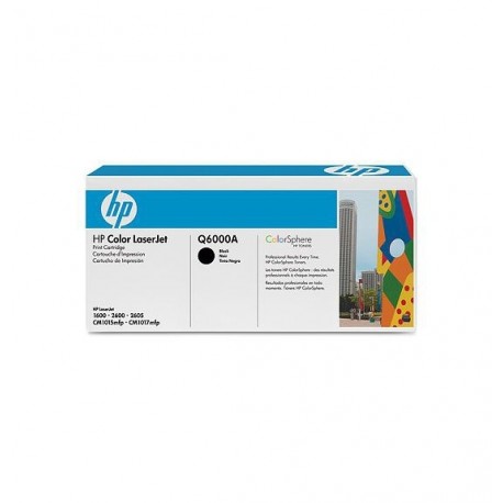 HP Q6000A 124A Black Toner Cartridge - HP