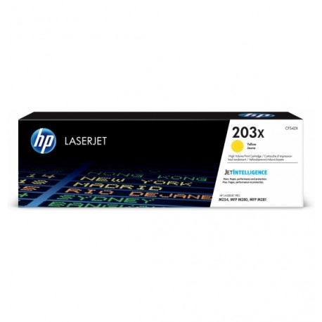 HP HP 203X Original Yellow LaserJet Toner Cartridge - HP