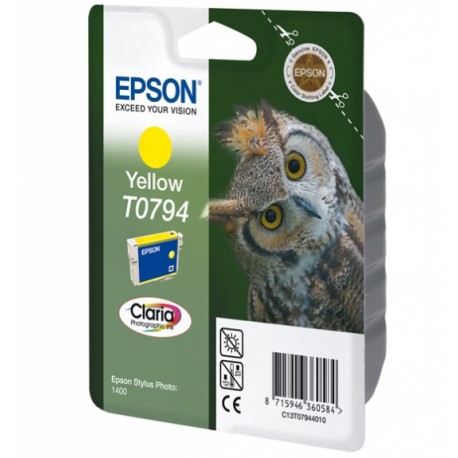 Epson T0794 inktcartridge Yellow standard capacity 11ml Blister - Epson