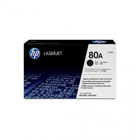 HP CF280A 80A Black Toner Cartridge for LaserJet Pro M401 - HP