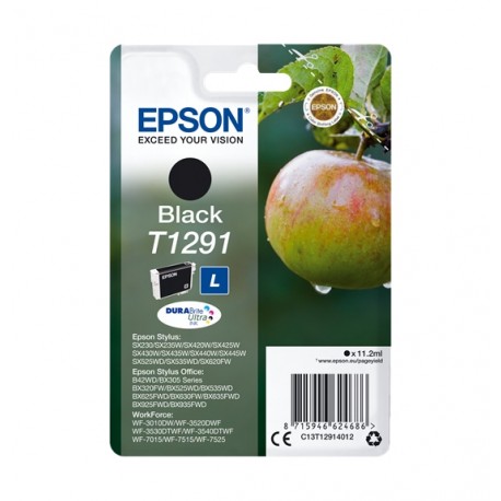 Epson T1291 cartouche d encre noir haute capacité 11.2ml RF-AM blister - Epson