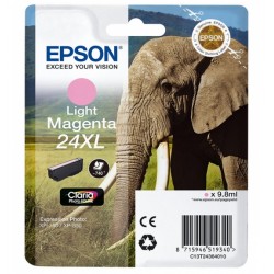 Epson 24XL cartouche dencre Magenta clair haute capacité 9.8ml 740 pages blister sans alarme - Epson