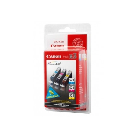 Canon CLI-521 C/M/Y PACK SEC VALUE PACK BlisterED - Canon