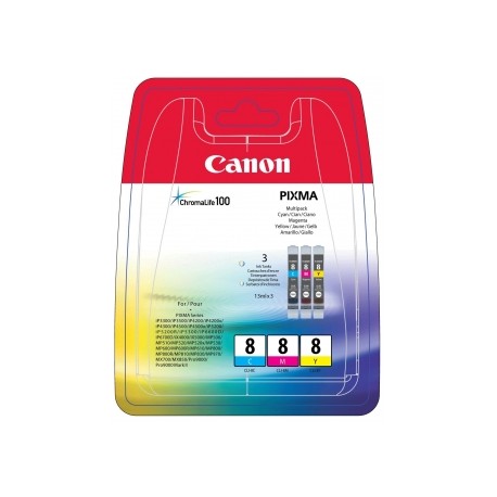Canon BJ Cartridge CLI-8 C/M/Y Multi pack - Canon