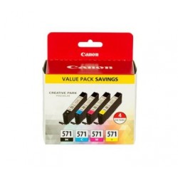 Canon Ink Cart/CLI-571 CY/MG/YL/BK Blister Sec - Canon