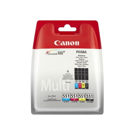 Canon CLI-551 C/M/Y/BK PHOTO VALUE BL - Canon