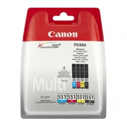 Canon CLI-551 C/M/Y/BK PHOTO VALUE BL with Security - Canon