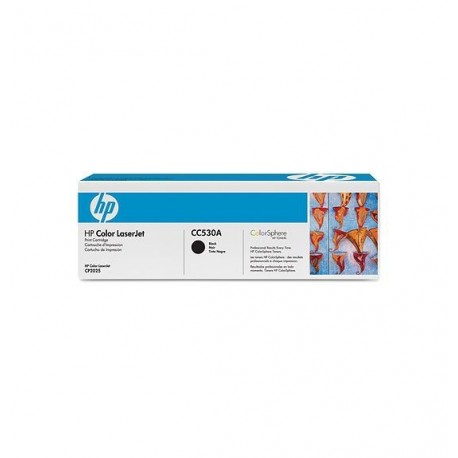 HP CC530A 304A Black Toner Cartridge for Color LaserJet CP2025 - HP