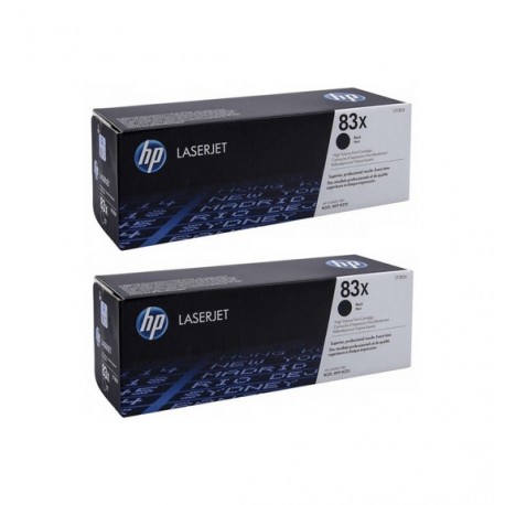 HP Toner CARTRIDGE 83X black Dual Pack - HP