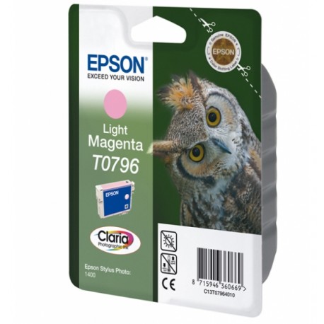 Epson T0796 inktcartridge licht Magenta standard capacity 11ml Blister - Epson