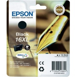 Epson 16XL cartouche dencre noir haute capacité 12.9ml 500 pages RF-AM blister - Epson