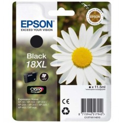 Epson 18XL cartouche d encre noir haute capacité 11.5ml 470 pages blister sans alarme - Epson