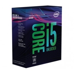 Processeur Intel s1151 8xxx - 6 Core i5 8600K - 9MB Cache - 3.6GHz / 4.3Ghz - Oem Tray