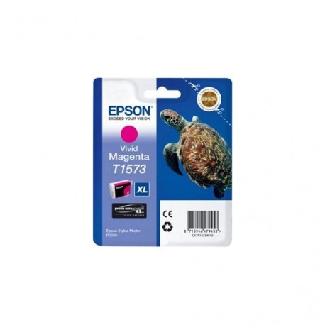 Epson T1573 inktcartridge vivid Magenta standard capacity Blister - Epson