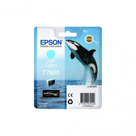 Epson Ink Cart/T7605 Light Cyan - Epson