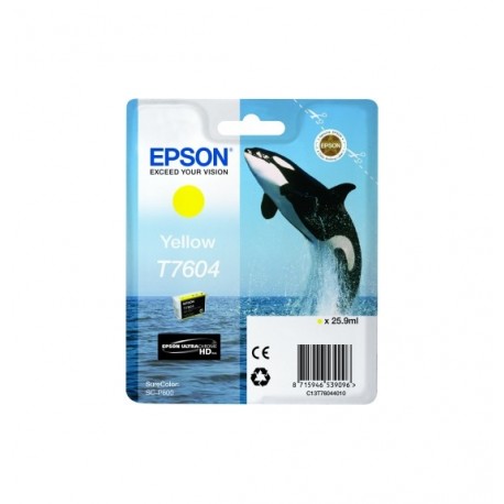 Epson Ink Cart/T7604 Yellow - Epson