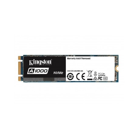 SSD Type M.2 SSD 480GB Kingston M.2 PCI-E (M.2 2280) A1000 NVMe - Kingston