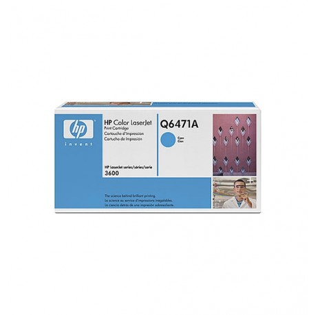 HP Q6471A 502A Cyan Toner Cartridge - HP