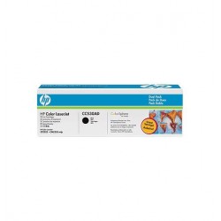 HP CC530AD 304A Black Toner Cartridge Dual Pack - HP