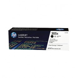 HP 305X tonercartridge Black high capacity 2x 4.000 Pages 2-pack - HP