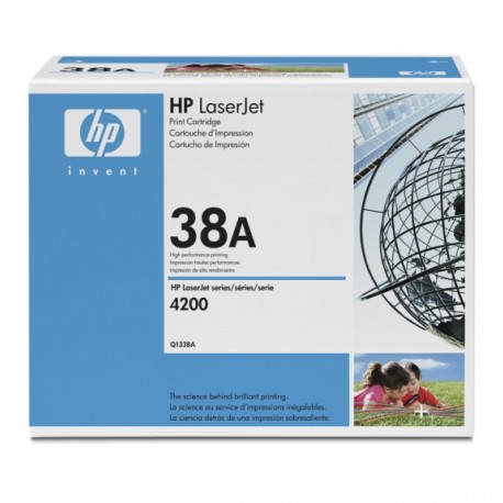 HP Q1338A 38A Black Toner Cartridge - HP
