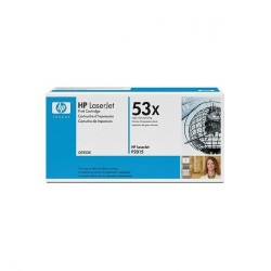 HP Q7553X 53X Black High Yield Toner Cartridge - HP