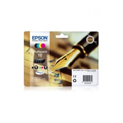 Epson 16 cartouche dencre noir et tricolore capacité standard 14.7ml blister sans alarme - Epson