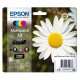 Epson 18 cartouche d encre noir et tricolore capacité standard 15.1ml 4-pack blister sans alarme - Epson
