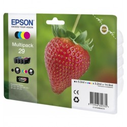 Epson Multipack Fraise - Encre Claria Home Noir Cyan Magenta Jaune - Epson