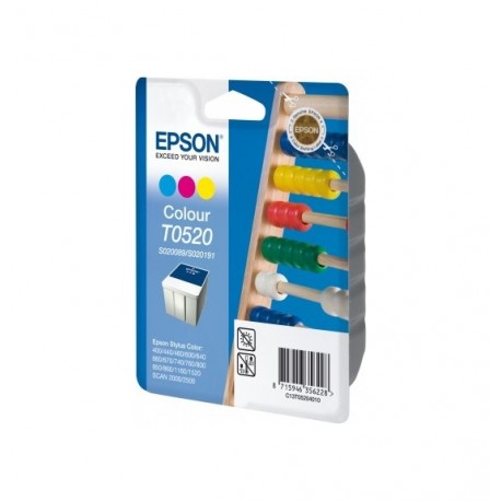 Epson T0520 inktcartridge 3 Colors standard capacity 35ml 300 Pages Blister - Epson