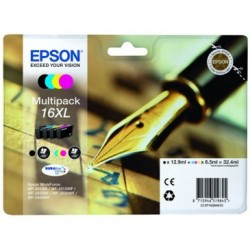 Epson 16XL cartouche encre noir et tricolore haute capacité 32.4ml RF-AM blister - Epson