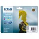 Epson T0487 inktcartridge Black and 5 Colors standard capacity zw:13ml, kl:13ml zw:630 pag, kl:430 pag 6-pack blister - Epson