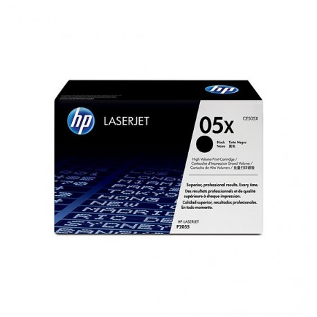 HP CE505XD 05X Black High Yield Toner Cartridge Dual Pack - HP
