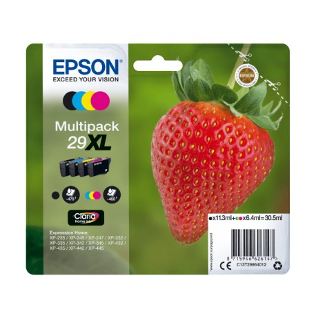 EPSON Cartouche d'encre 29XL Noir - Cyan - Magenta - Jaune (C13T29964022)