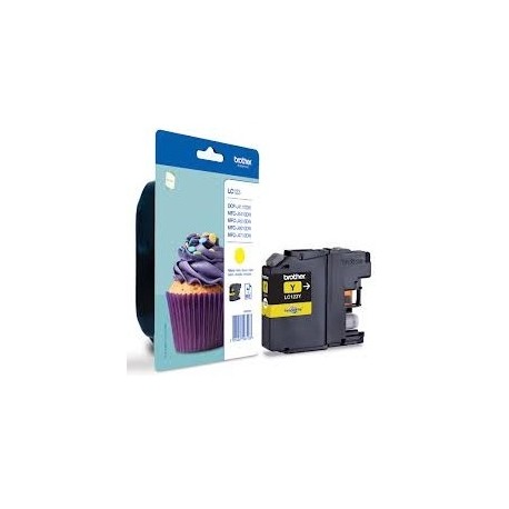 Brother LC-123 inktcartridge Yellow standard capacity 600 pages - Brother