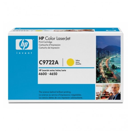 HP C9722A 641A Yellow Toner Cartridge - HP