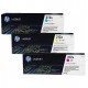 HP 312A cartouche de toner cyan, Magenta et jaune capacité standard 2.700 pages pack de 3 - HP