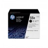 HP CE255XD 55X Black High Yield Toner Cartridge Dual Pack 12.5K for LaserJet P3015 - HP