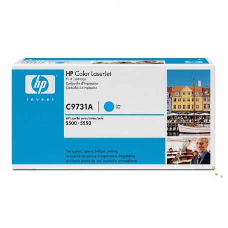 HP C9731A 645A Cyan Toner Cartridge - HP