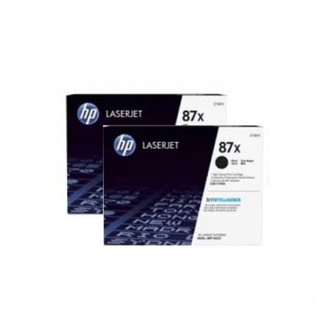 HP Toner CARTRIDGE 87X black Dual Pack - HP