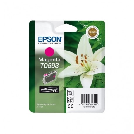 Epson Singlepack Magenta T0593 Ultra Chrome K3 - Epson