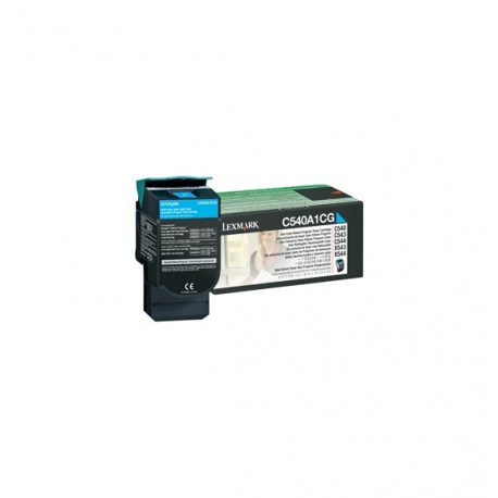 Lexmark C540, C543, C544, X543, X544 tonercartridge Cyan standard capacity 1.000 Pages