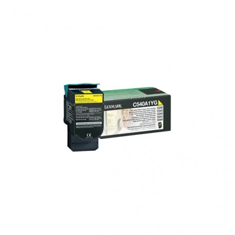 Lexmark C540, C543, C544, X543, X544 tonercartridge Yellow standard capacity 1.000 Pages