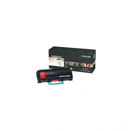 Lexmark E260, E360, E460 tonercartridge Black standard capacity 3.500 Pages