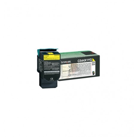 Lexmark C544, X544 tonercartridge Yellow extra high capacity 4.000 Pages