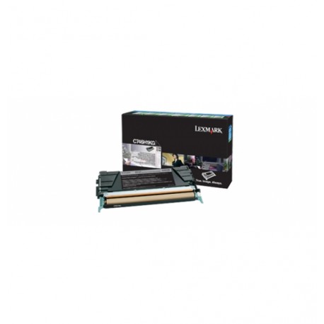 Lexmark C746, C748 12K tonercartridge Black With returnprogram